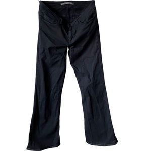 Joe’s Jeans | solid black wide leg low rise jeans size 32